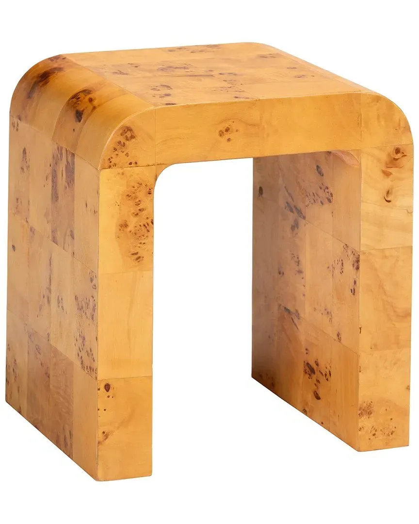 Revelle End Table - Light Mappa Burl