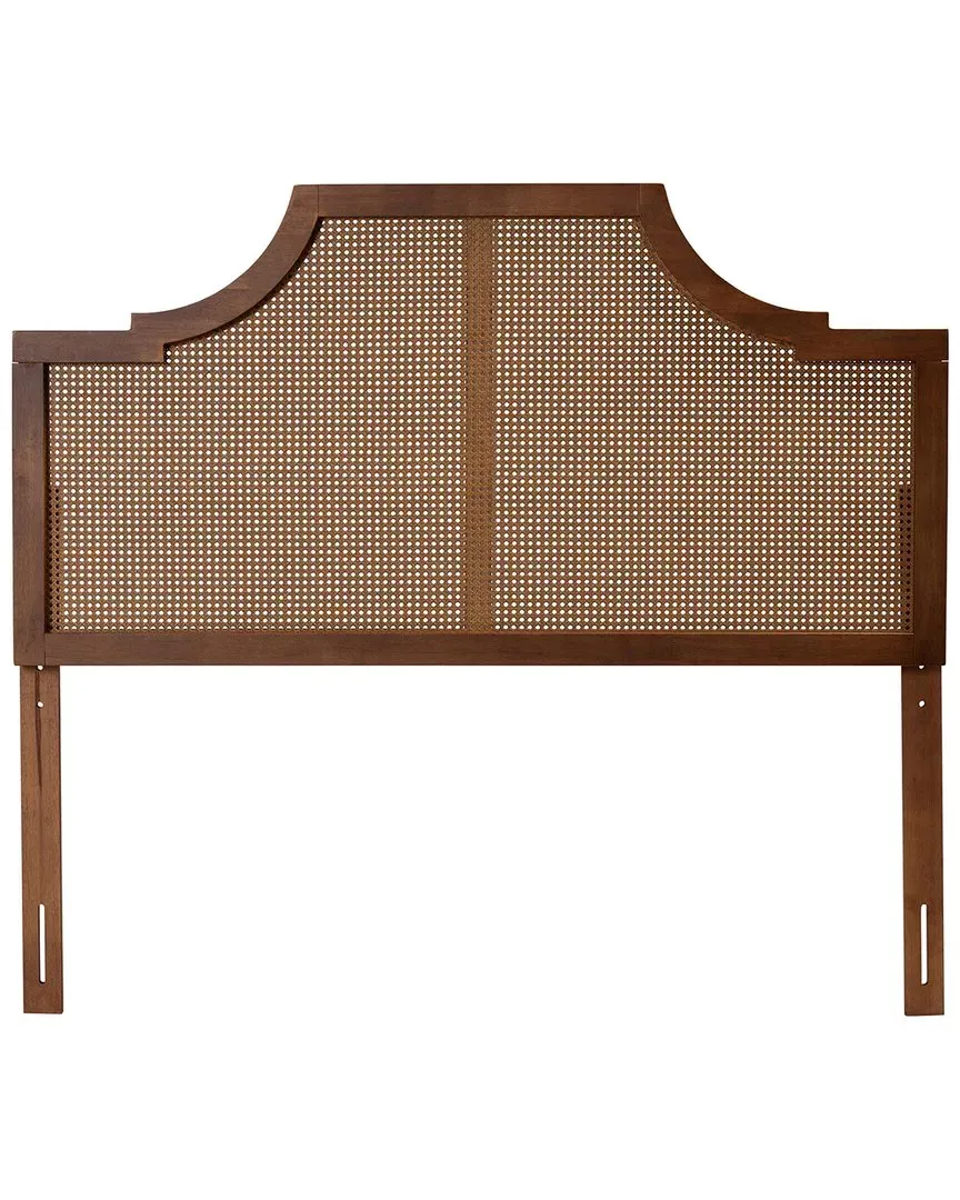 Risha Headboard with Height Adjustment - Walnut Brown, Wood