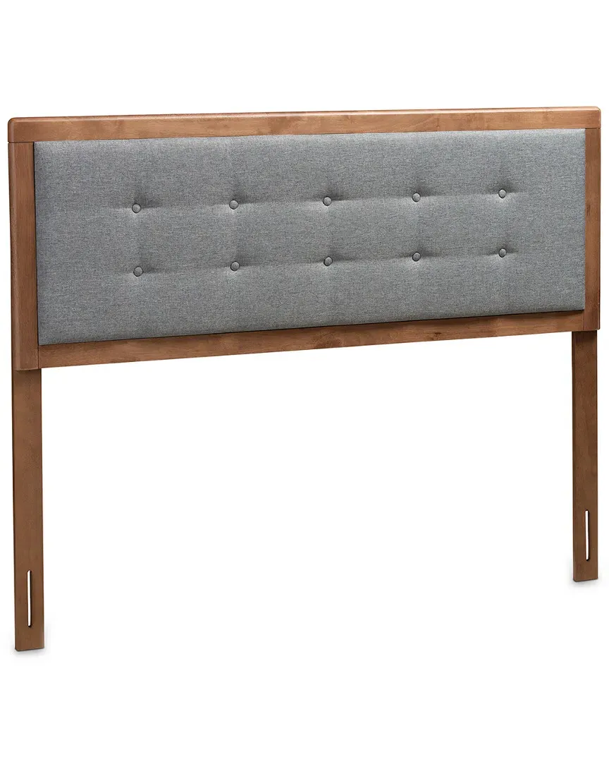 Sarine Full Size Headboard - Dark Grey, Walnut image