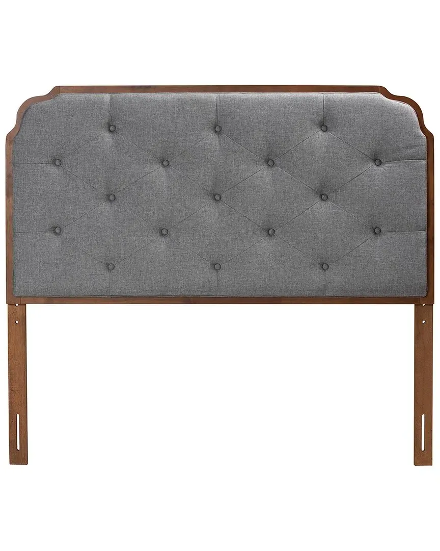 Shanti Headboard with Height Adjustment - Grey, Fabric