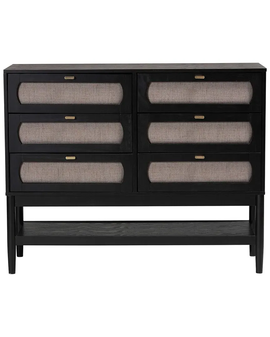 Shirin 6-Drawer Dresser - Beige, Rubberwood