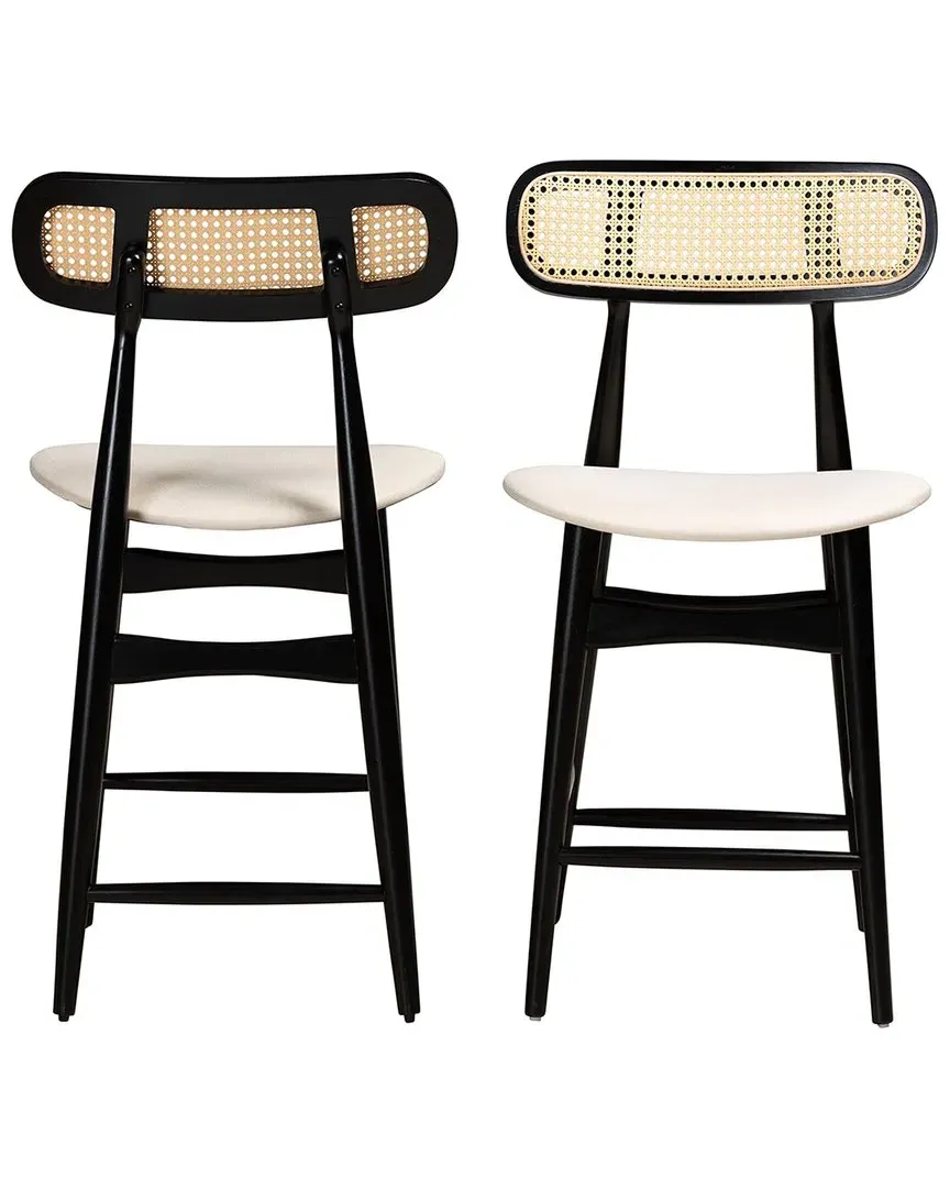 Tarana 2-Piece Counter Stool Set - Cream image