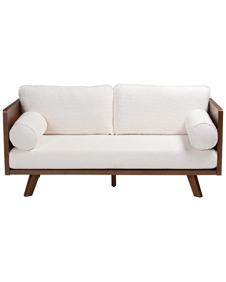 Uriel 3-Seater Sofa - Cream, Boucle Fabric image