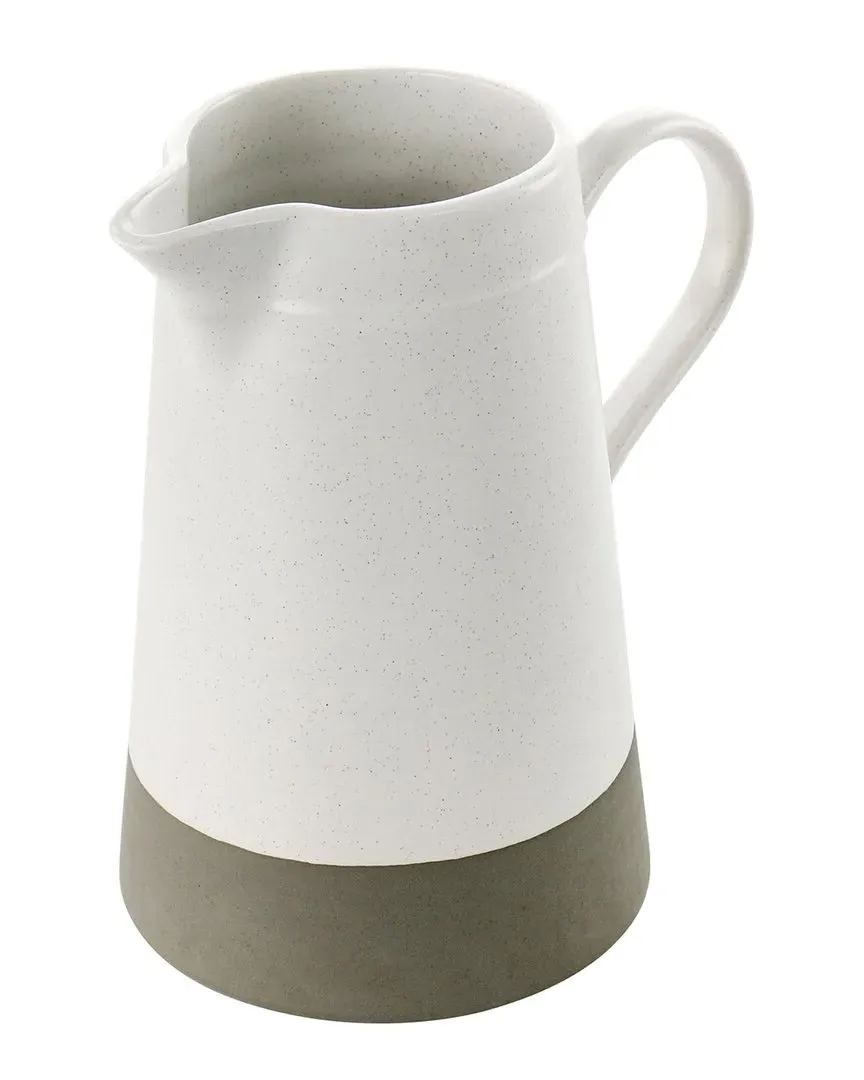 Milbrook Large Serving Pitcher - Off White, Stoneware image
