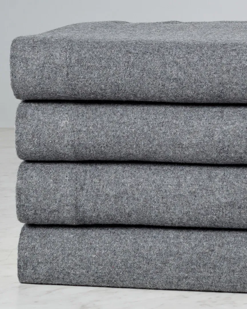 Flannel Sheet Set - Dark Heather Grey