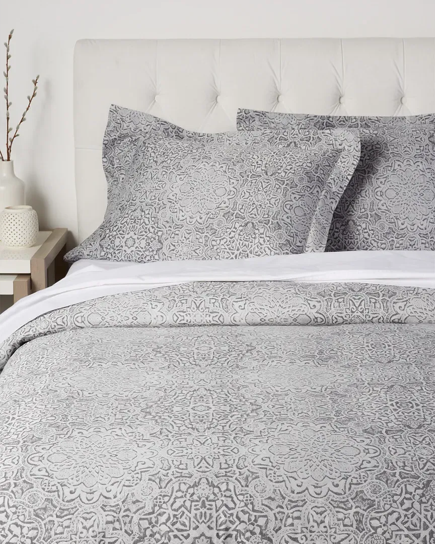 Granada Duvet Set - Charcoal, Cotton image