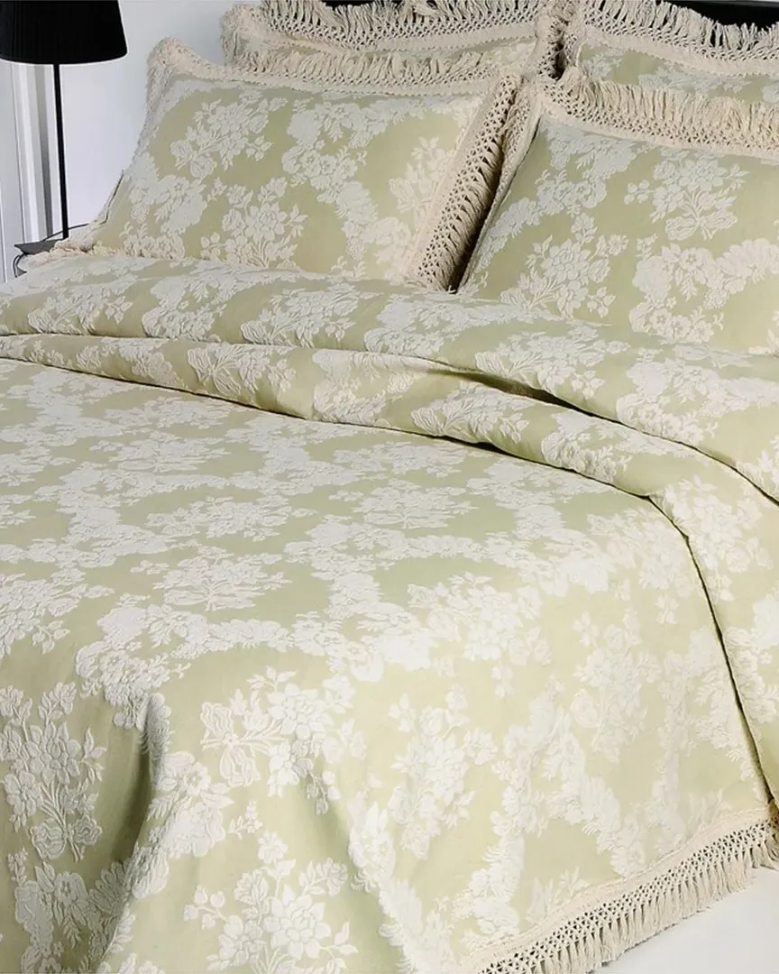 Mafalda Bedspread - Sage, Cotton Blend image