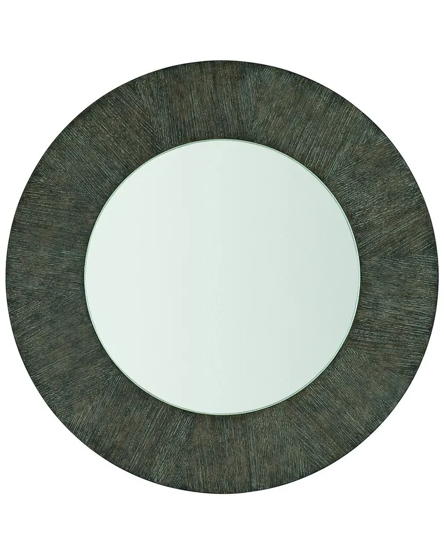 Linea Round Mirror - Grey, Oak image
