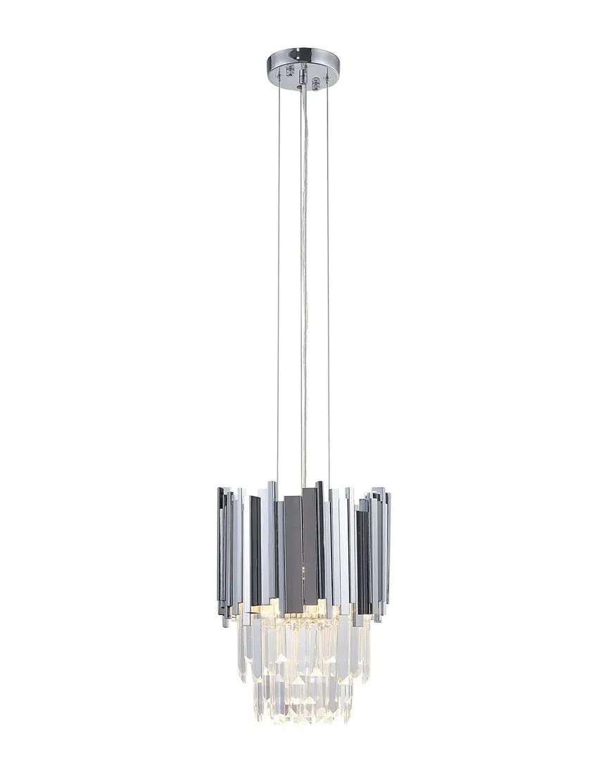 Crystal Pendant Light - Chrome, Stainless Steel