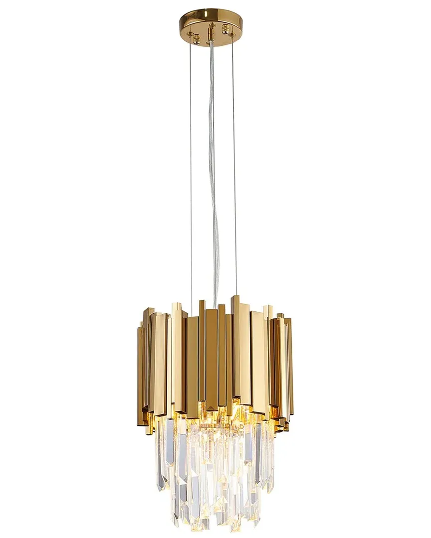 Crystal Pendant Light - Gold, Metal