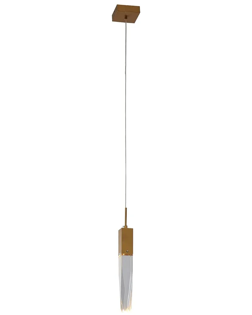 Crystal Pendant Light - Gold, Metal