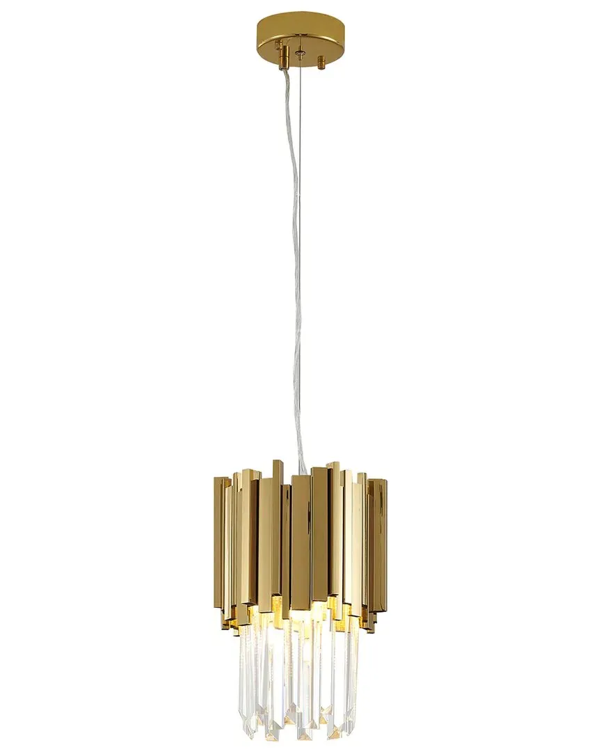 Crystal Pendant Light - Gold, Stainless Steel