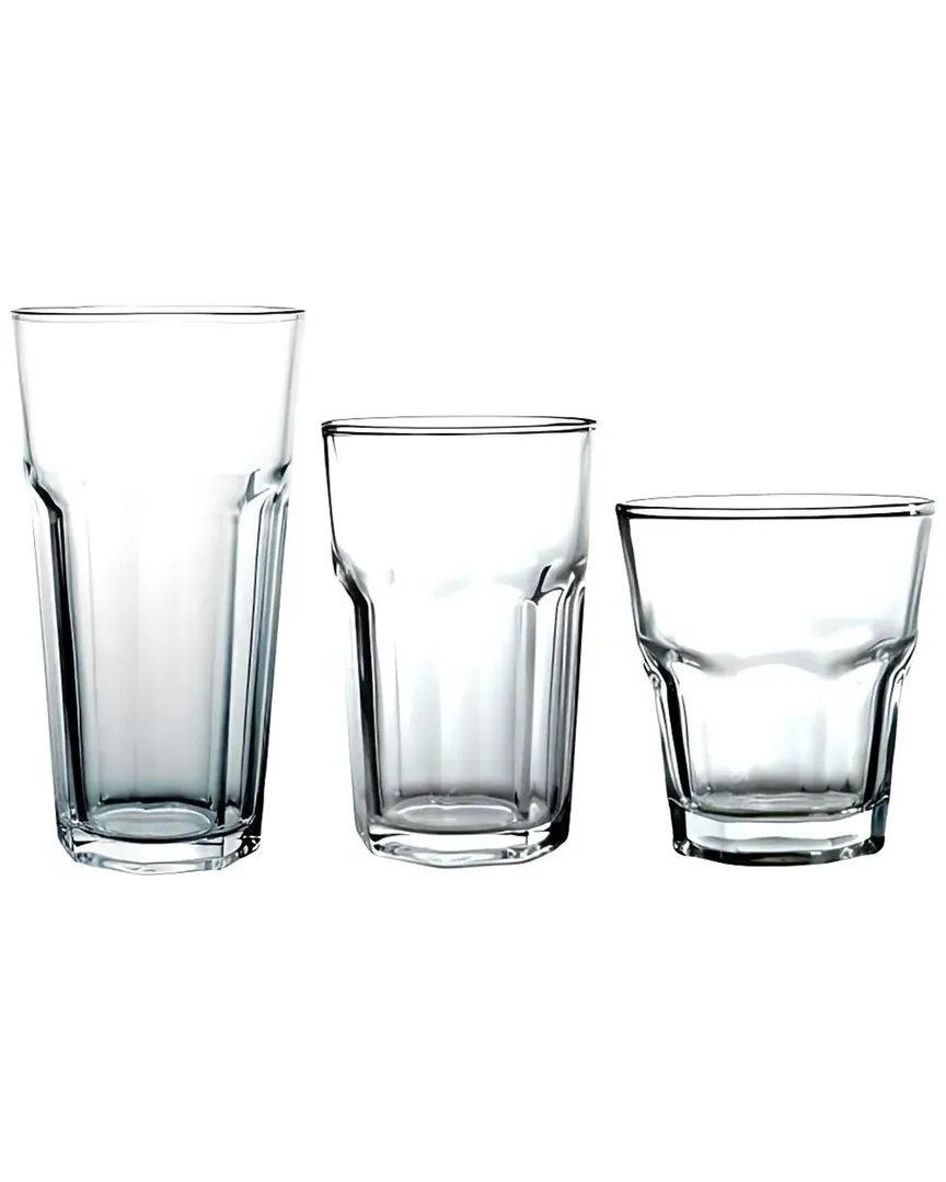 18-Piece Glassware Set - Clear image