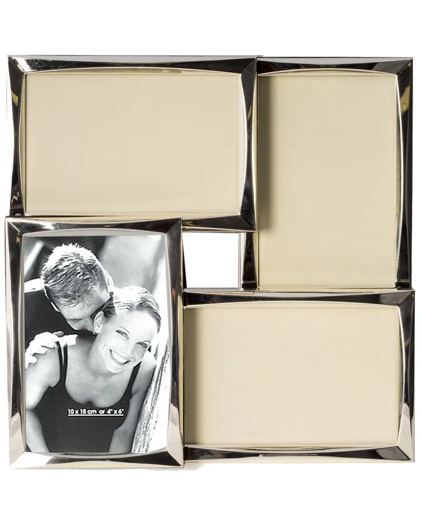4x6in Collage Frame - Silver image