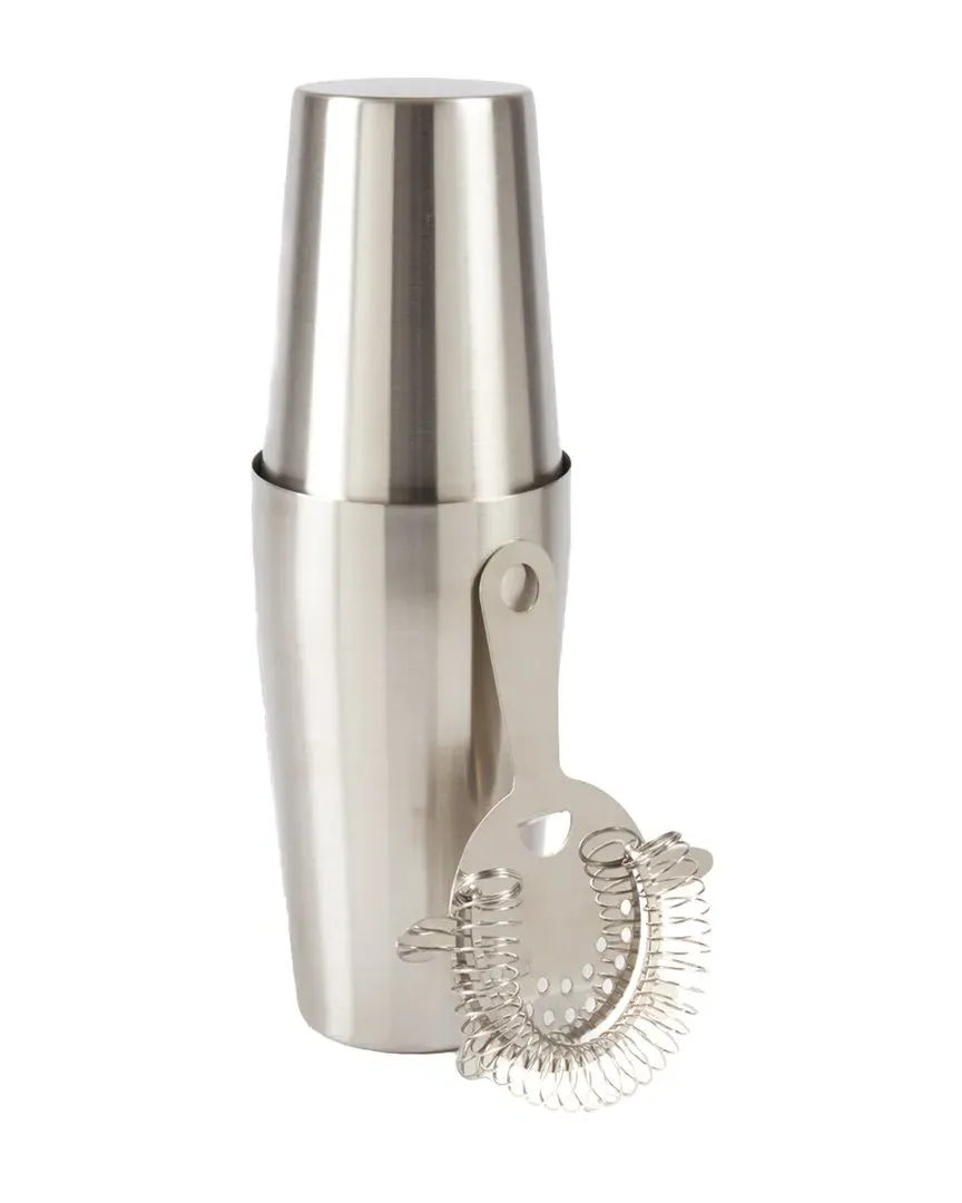 Boston Shaker with Strainer - Silver, Stainless Steel image