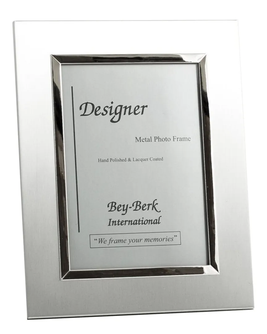 Picture Frame with Easel Back - Brushed Metal image