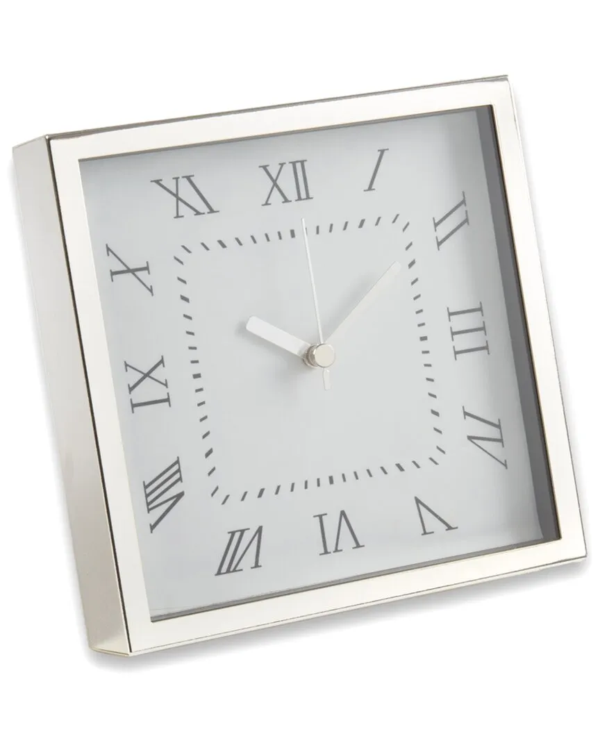Serpa Desk Clock - Silver