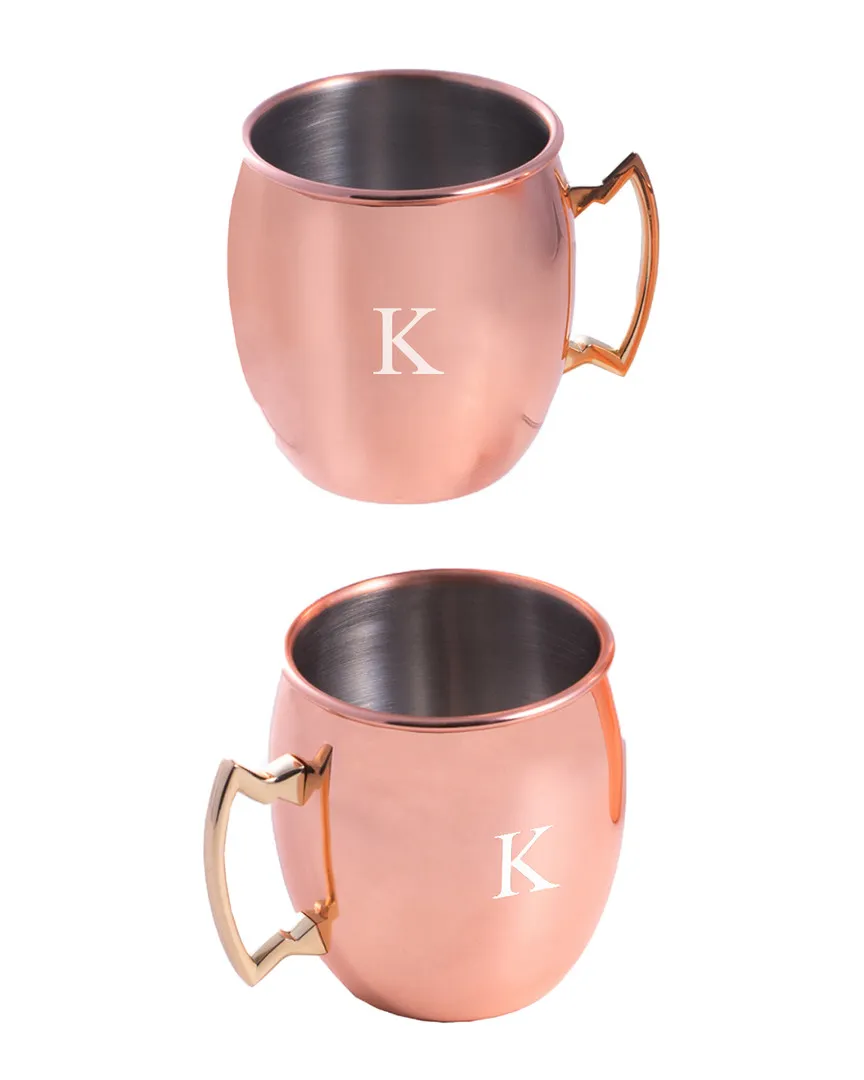 Set of 2 20oz Stainless Steel Tankards - Copper image