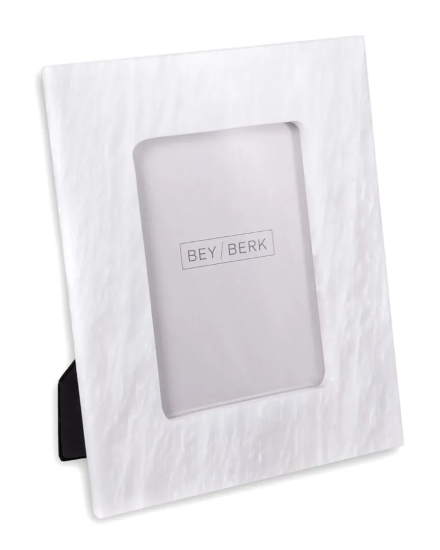 Talin 5x7 Picture Frame - White, Marble