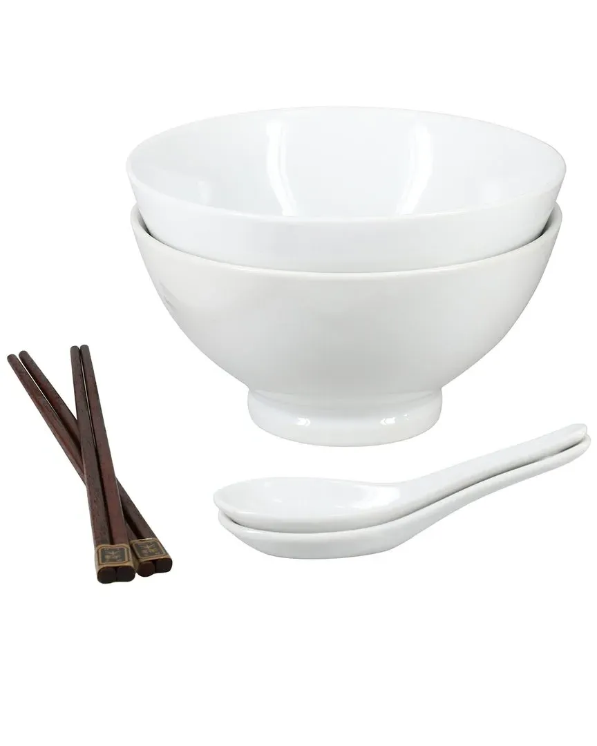 Noodles-2-Go Gift Box Set - White, Porcelain image