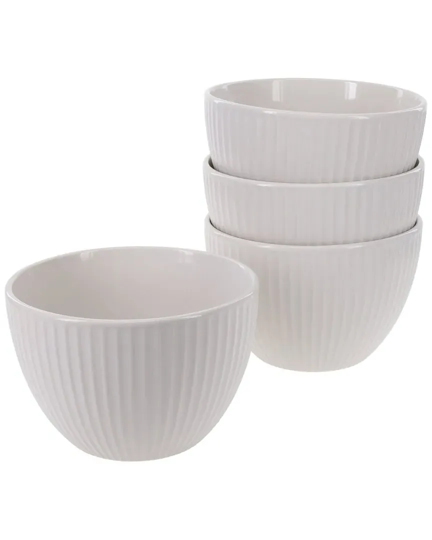 Sunray Set of 4 Bowls - Cream, Stoneware image