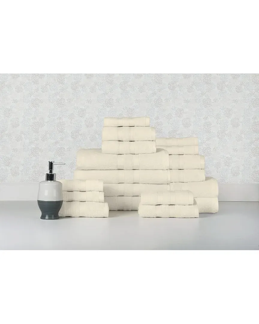 18pc Egyptian Cotton Towel Set - Ivory