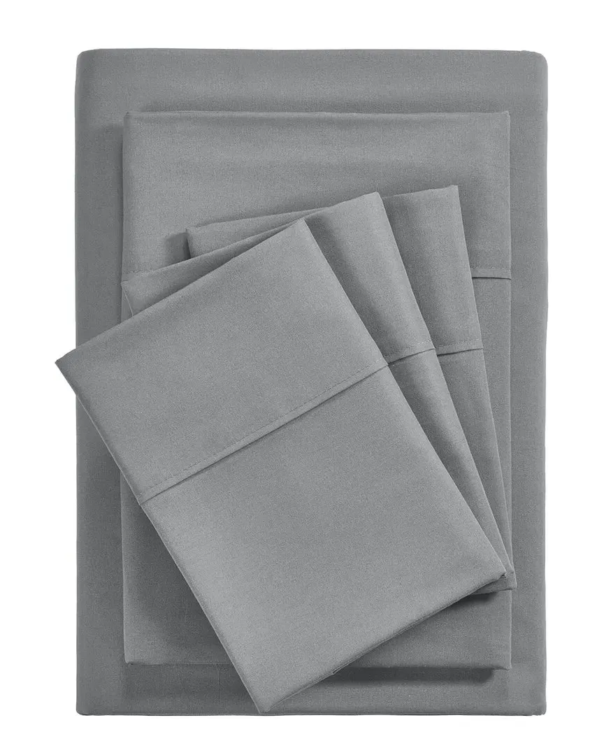 2000tc Bamboo Sheet Set with Snuggrip - Charcoal Grey image