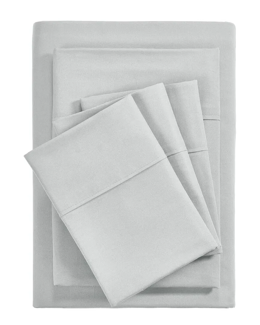 2000tc Bamboo Sheet Set with Snuggrip - Silver