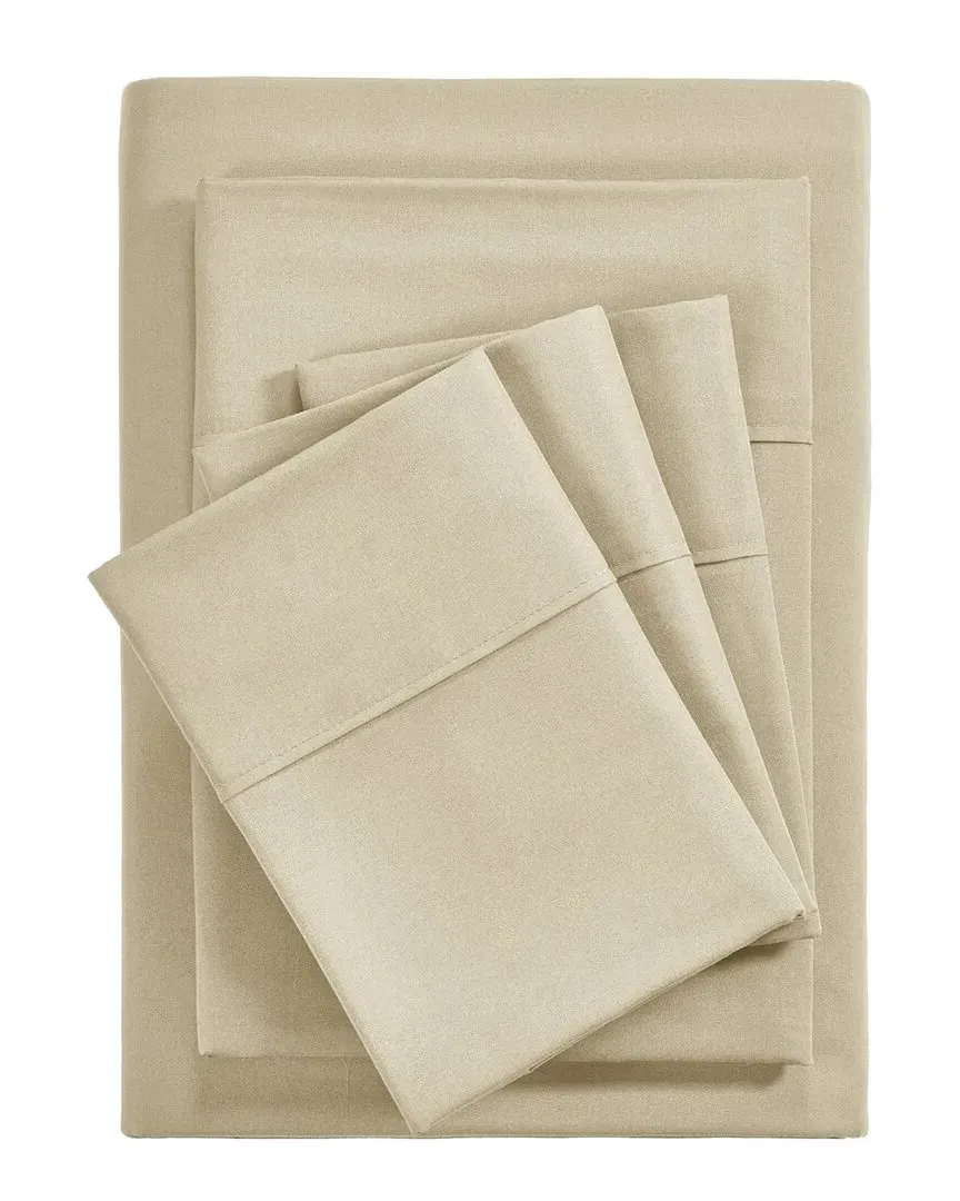 2000tc Bamboo Sheet Set with Snuggrip - Warm Taupe