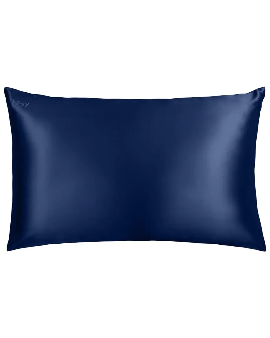 100% Mulberry Silk Pillowcase with Hidden Zipper - Blue image