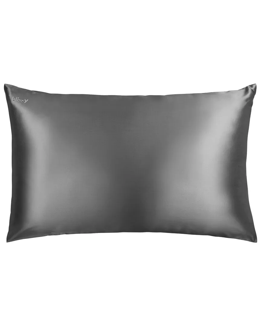 100% Mulberry Silk Pillowcase with Hidden Zipper - Grey