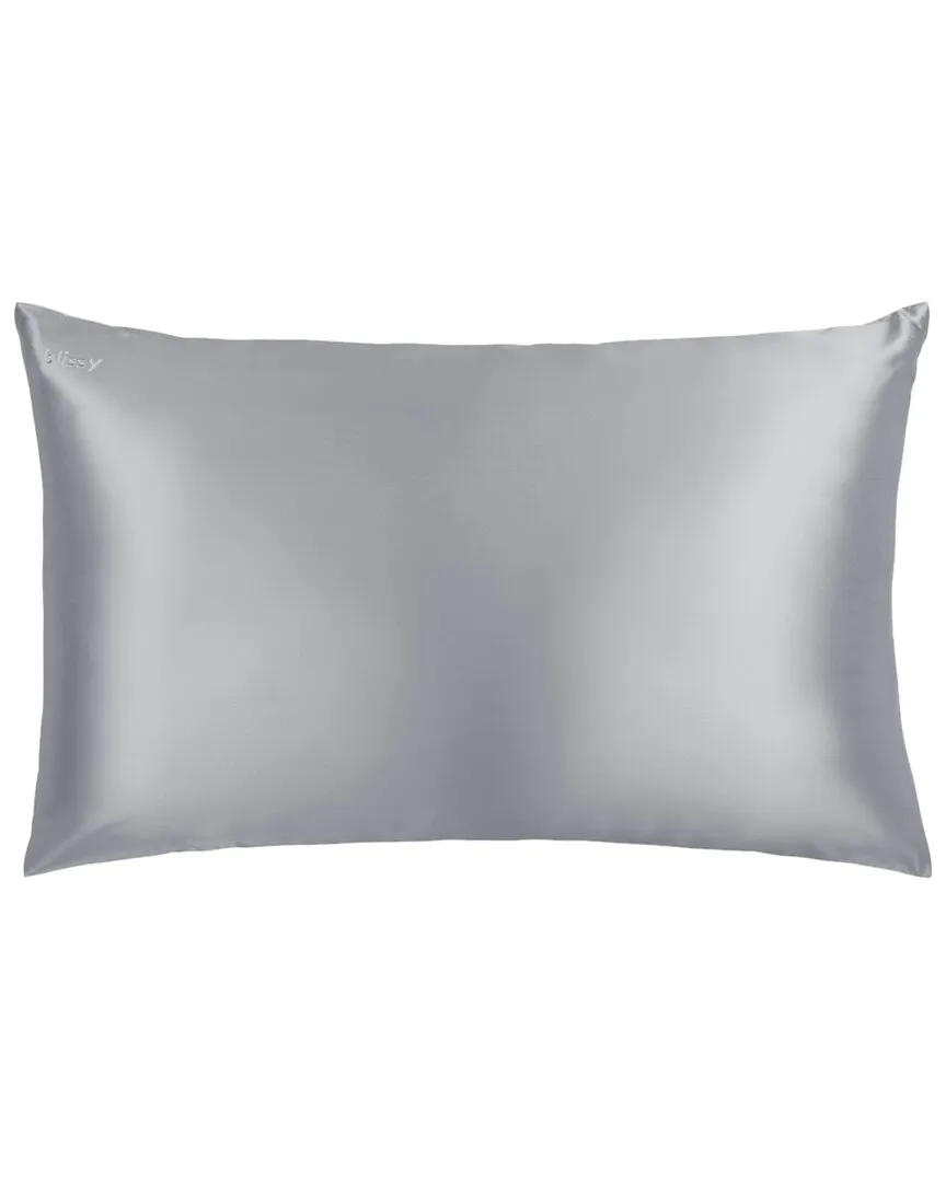 100% Mulberry Silk Pillowcase with Hidden Zipper - Silver