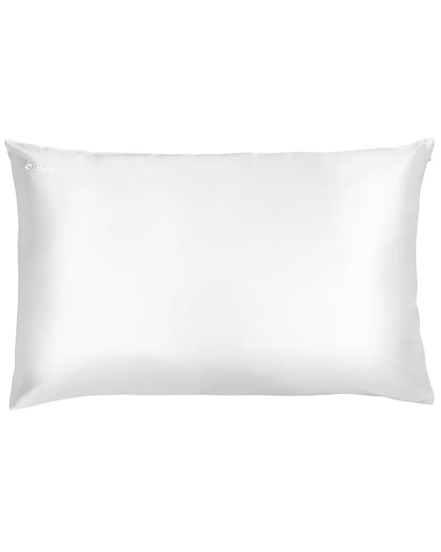 100% Mulberry Silk Pillowcase with Hidden Zipper - White