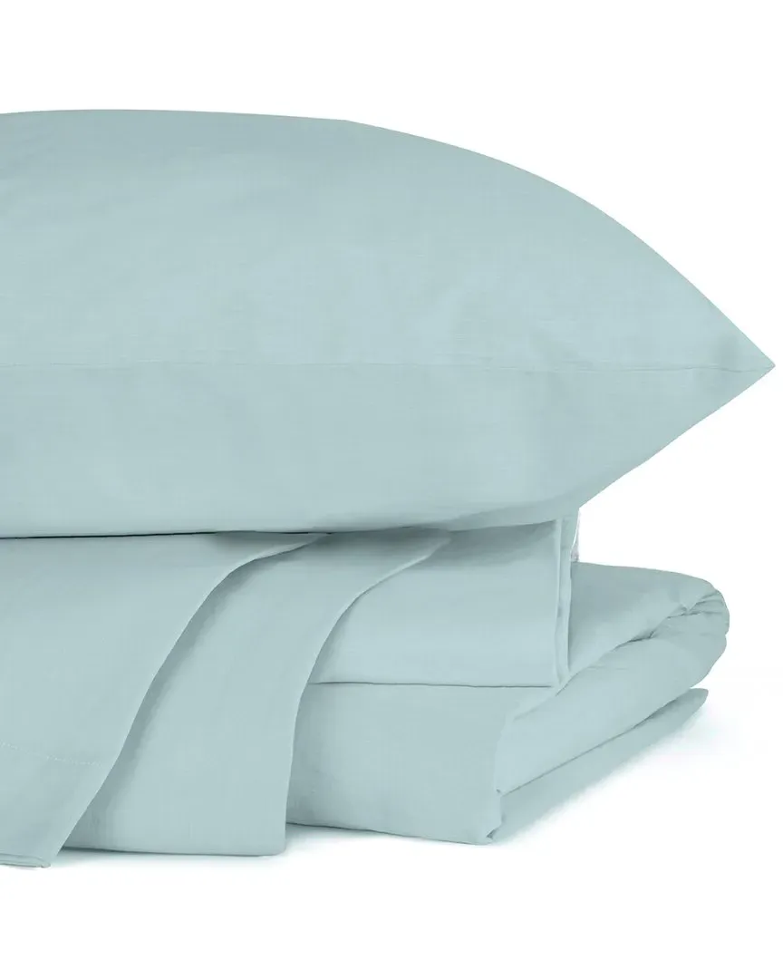200TC King Size Sheet Set - Dusty Blue, Cotton