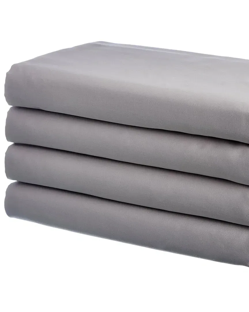 City Collection 300TC Cotton Sateen Sheet Set - Grey