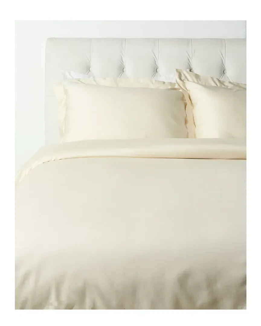 Sunrise Collection 420TC Cotton Sateen Duvet Set - Ivory