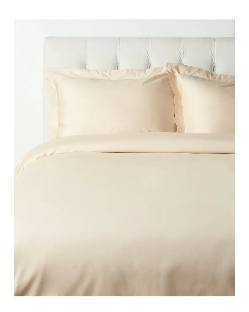 Sunrise Collection 420TC Cotton Sateen Duvet Set - Sand