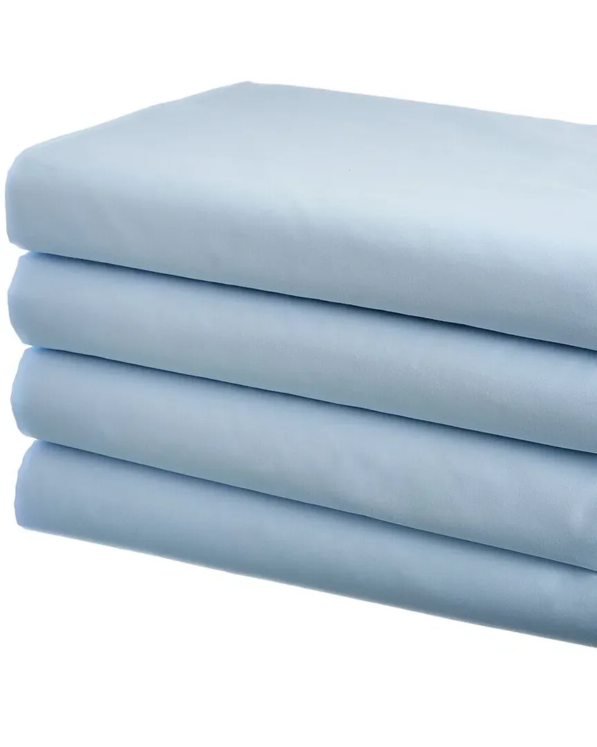 Sunrise Collection 420TC Cotton Sateen Sheet Set - Blue image