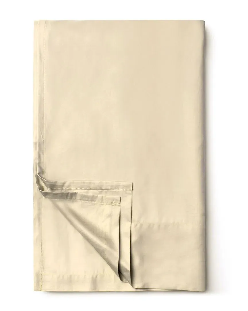 Sunrise Sateen Flat Sheet - Ivory, Cotton