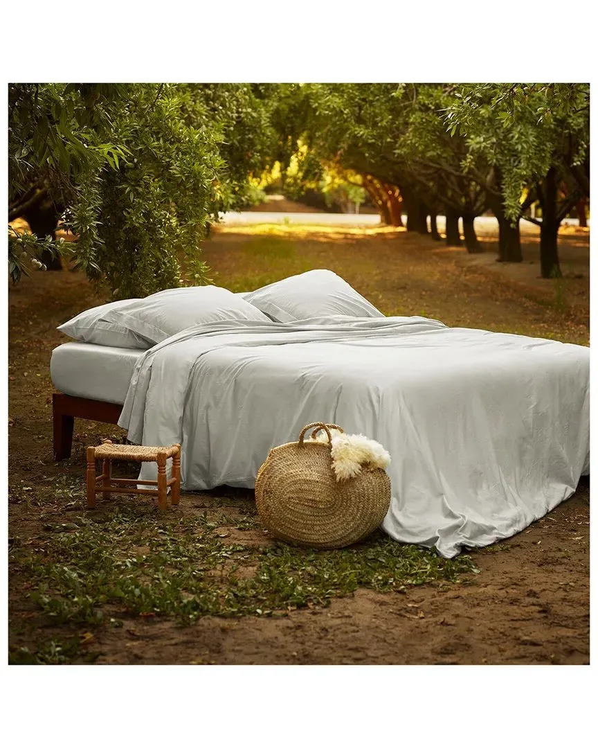 Sunset Brushed Cotton Percale Duvet Cover - Grey image