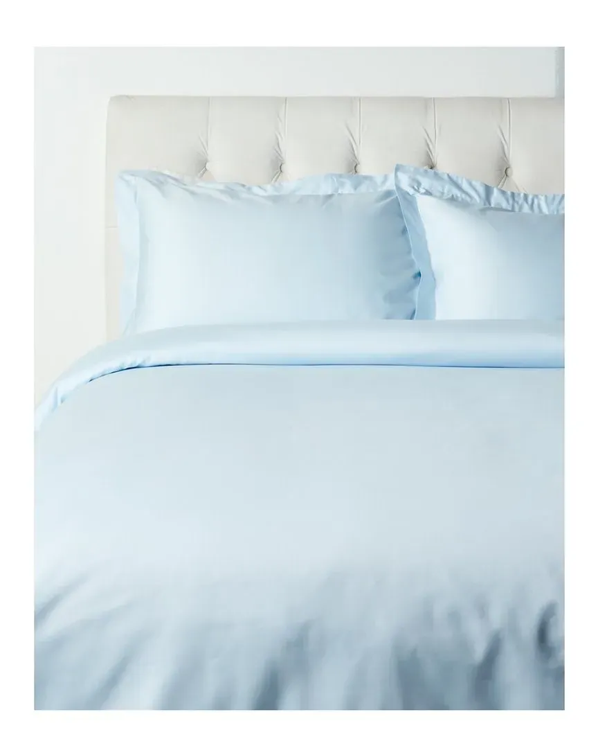 Sunset Collection 200TC Brushed Cotton Percale Duvet Set - Blue