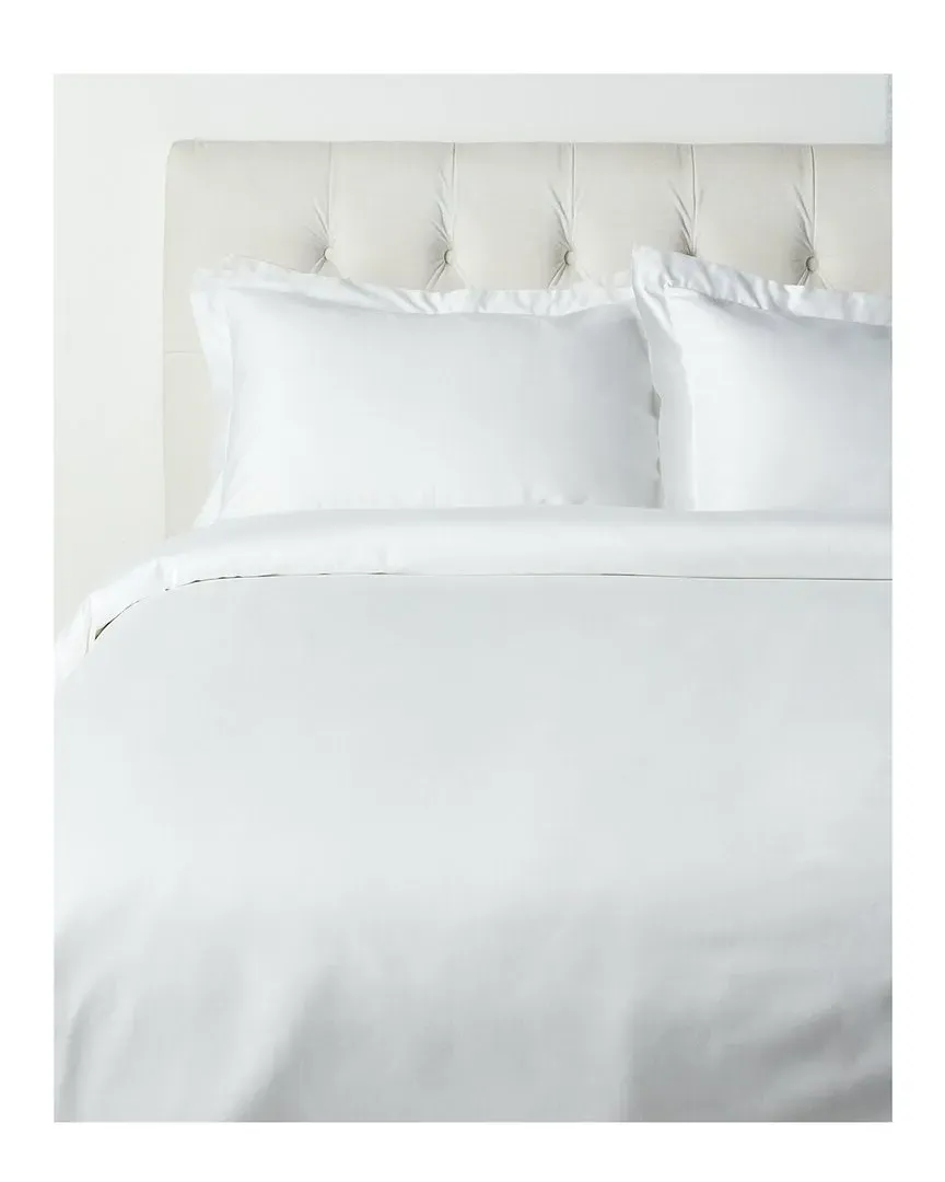Sunset Collection 200TC Brushed Cotton Percale Duvet Set - White image