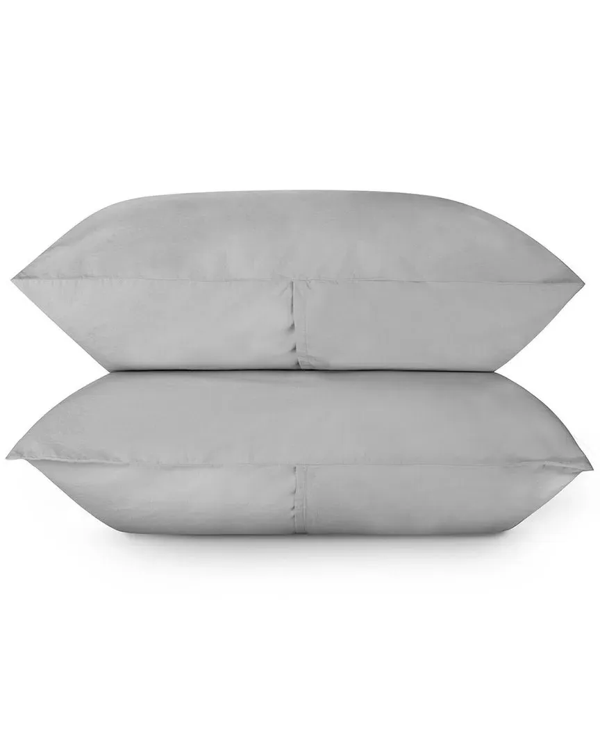 Sunset King Pillow Cases Set of 2 - Grey, Cotton image