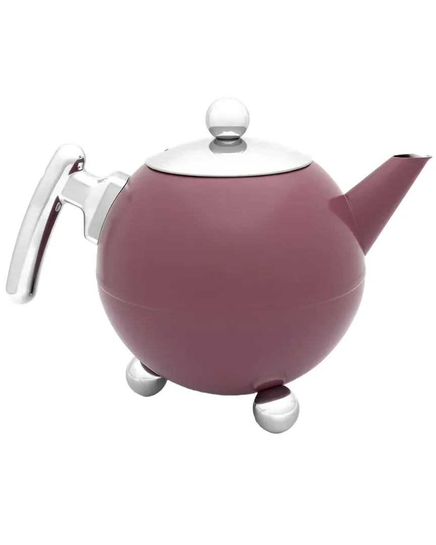 Duet Bella Ronde 1.2L Round Teapot - Mauve, Stainless Steel image