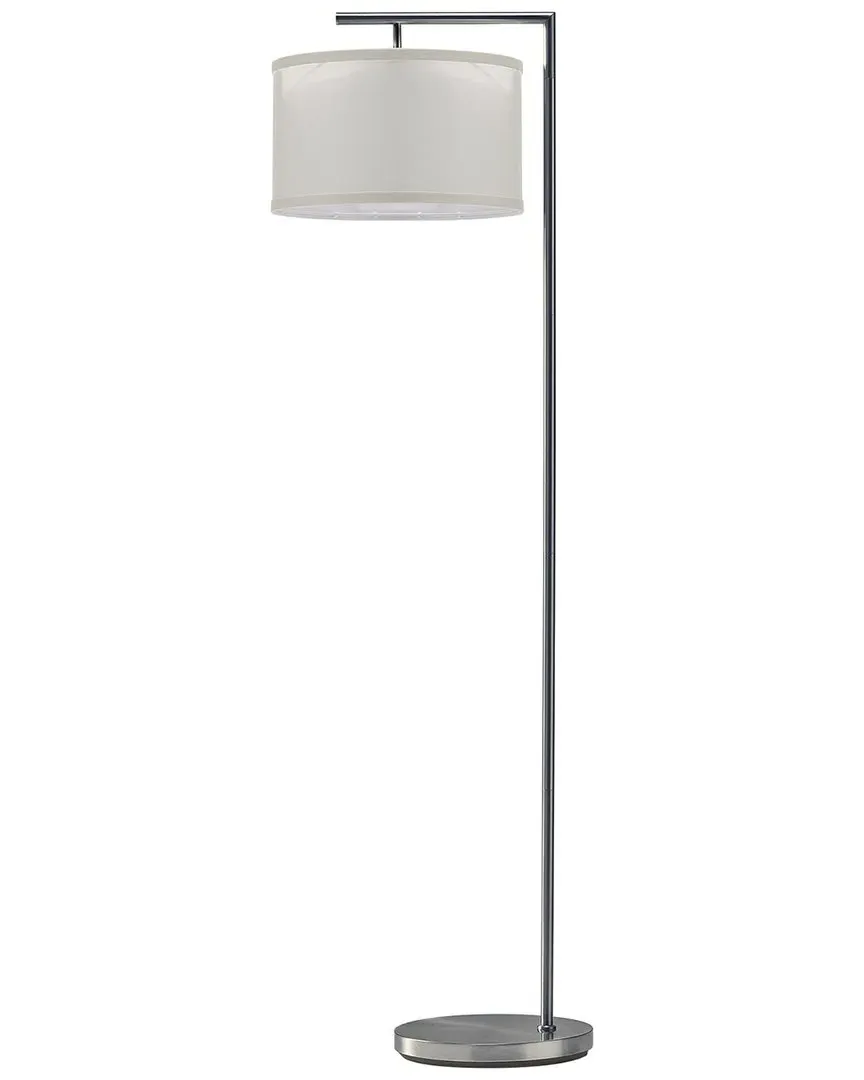 Montage LED Floor Lamp with Foot Switch - Nickel, Metal
