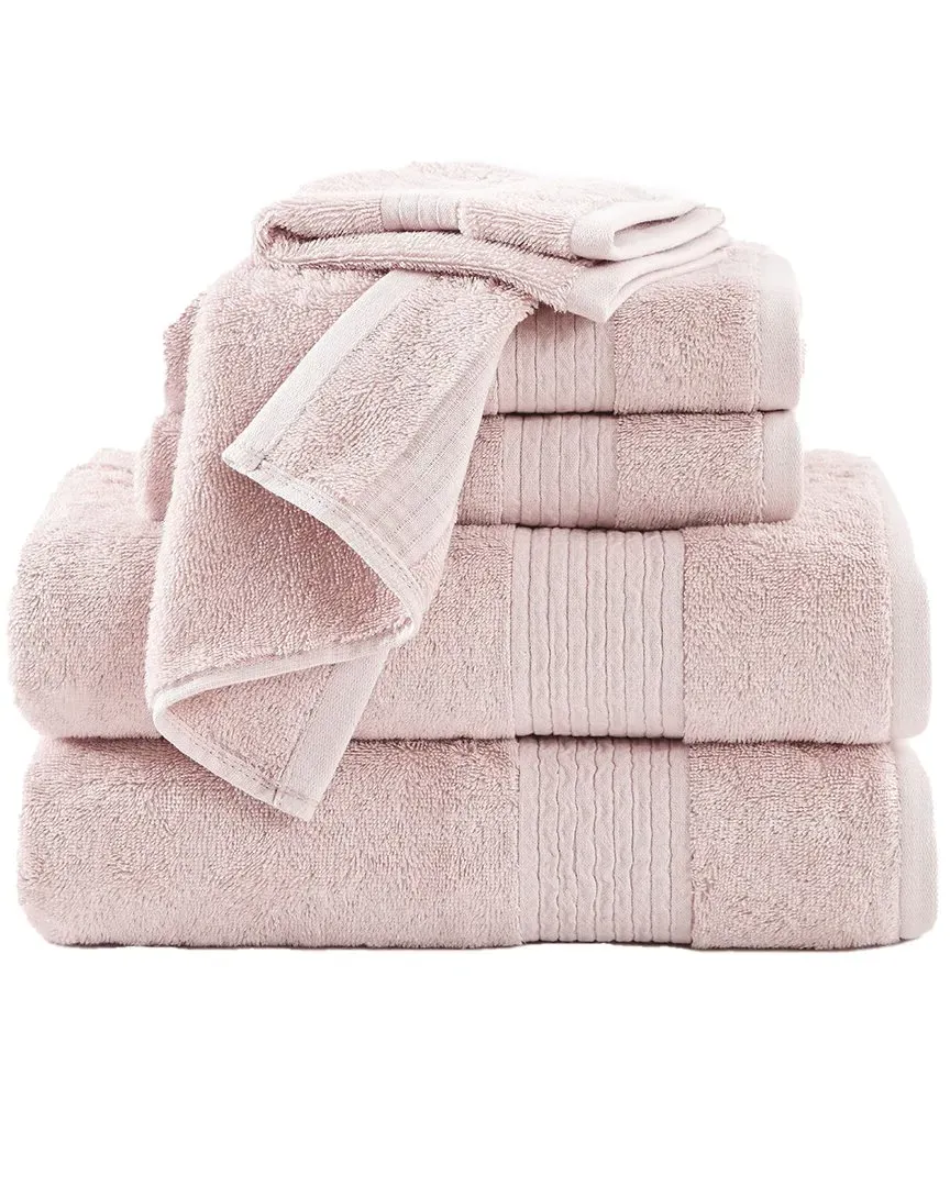 Cotton Tencel 6-Piece Towel Set - Blush