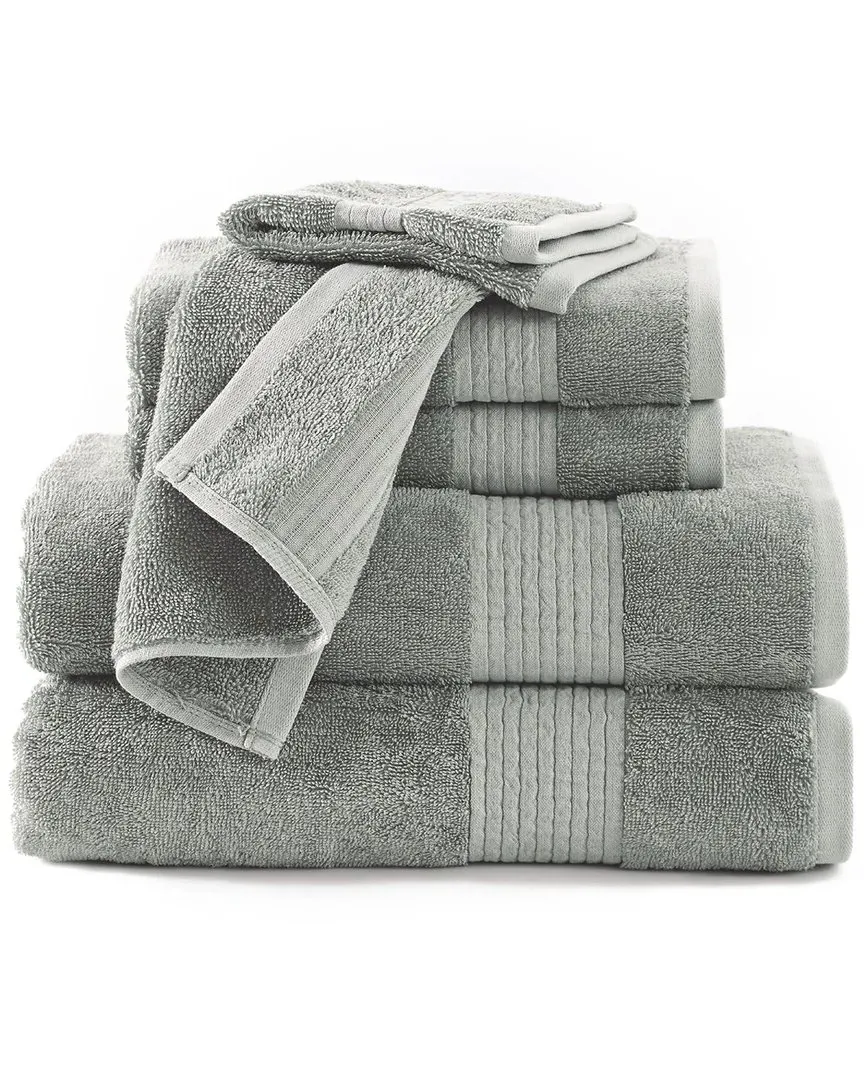 Cotton Tencel 6-Piece Towel Set - Sage