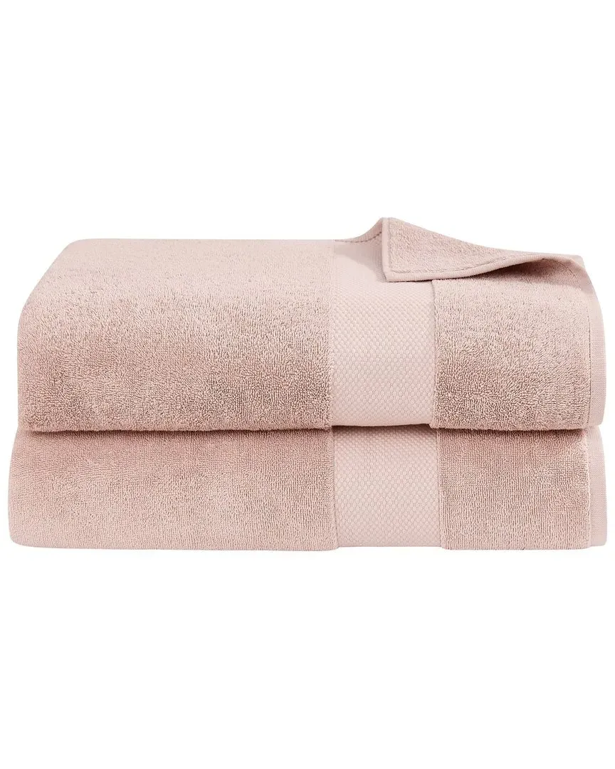 Set of 2 Turkish Cotton Bath Sheets - Blush image