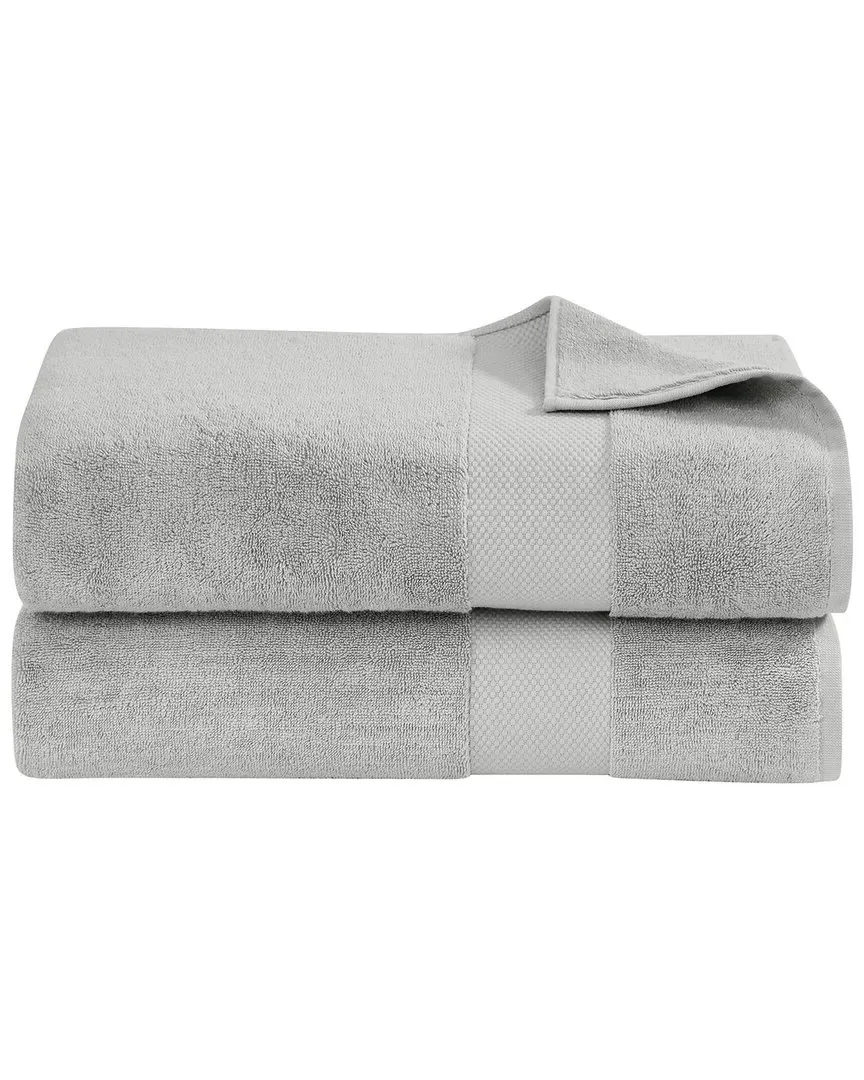 Set of 2 Turkish Cotton Bath Sheets - Grey