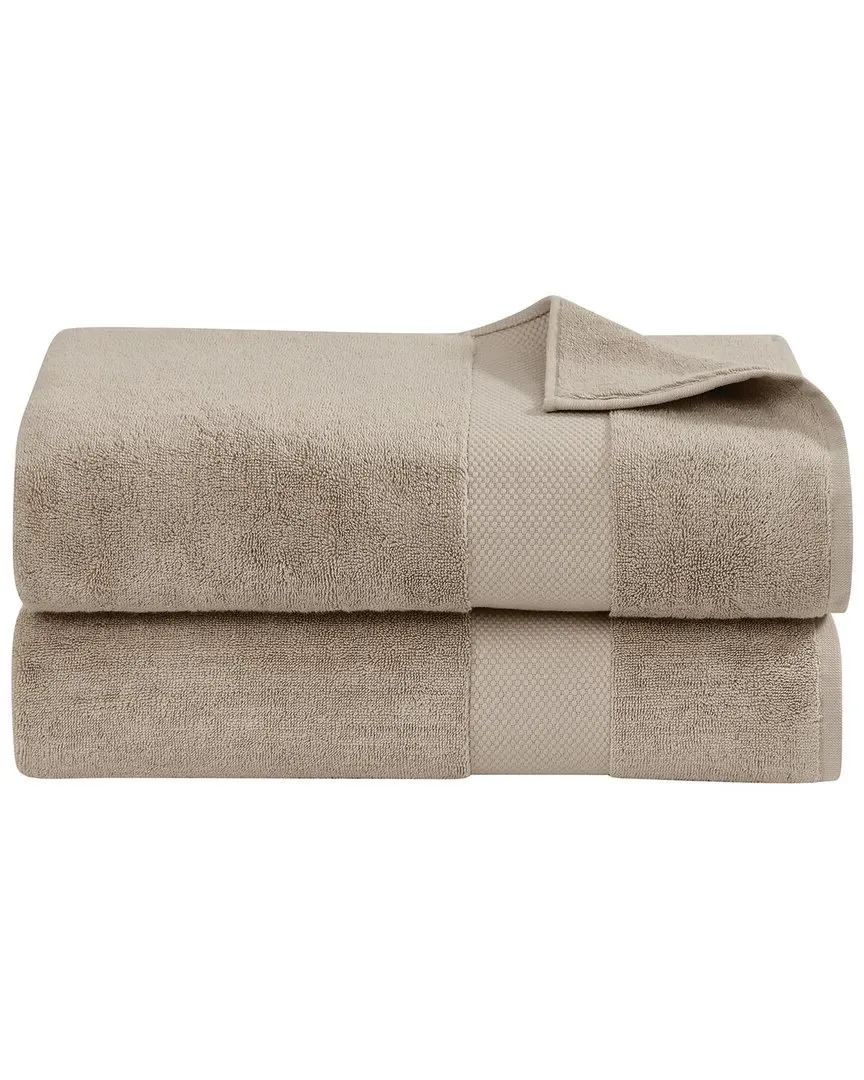 Set of 2 Turkish Cotton Bath Sheets - Khaki